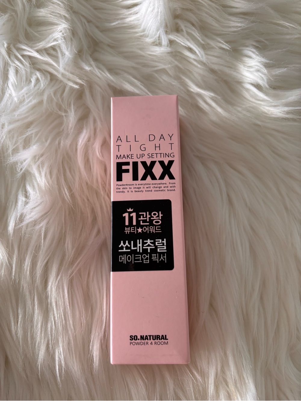 NEW SO.NATURAL All Day Tight Fixx Makeup Setting Spray K Beauty